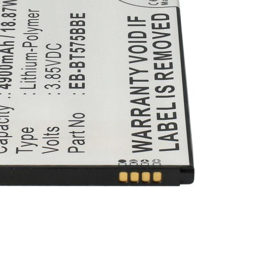 VHBW Tablet akkumulátor Samsung GH43-05039A, EB-BT575BBE - 4900 mAh 3,85 V Li-polimer