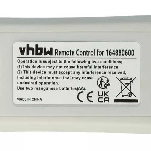 VHBW Epson 164880600 Remote Control for Epson Projector Type 156606