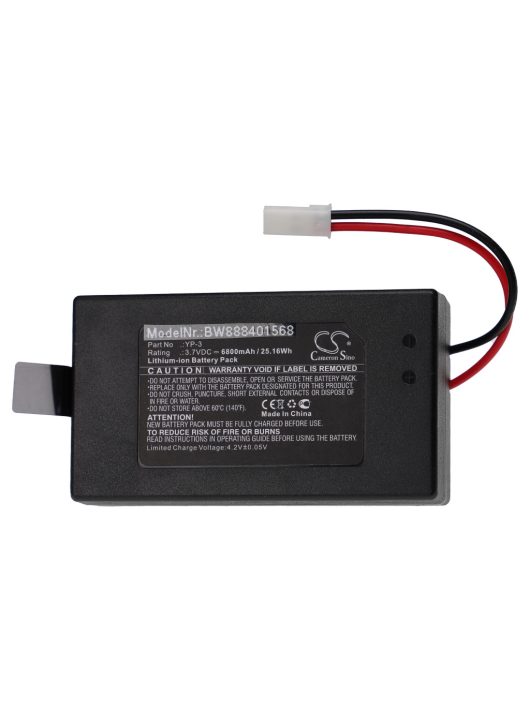 Modellkészítő eszköz akkumulátor Yuneec YP-3-hoz - 6800 mAh 3,7 V Li-Ion