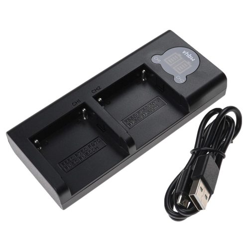 Akkumulátortöltő Sony BC-VM10, Panasonic VW-VBD1E fényképezőgépekhez stb.