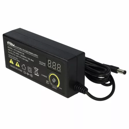 VHBW Netzadapter mit 10 Anschlüssen - 200 cm, 5-24 V, 0,1-2,5 A