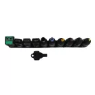 VHBW Netzadapter mit 10 Anschlüssen - 200 cm, 5-24 V, 0,1-2,5 A