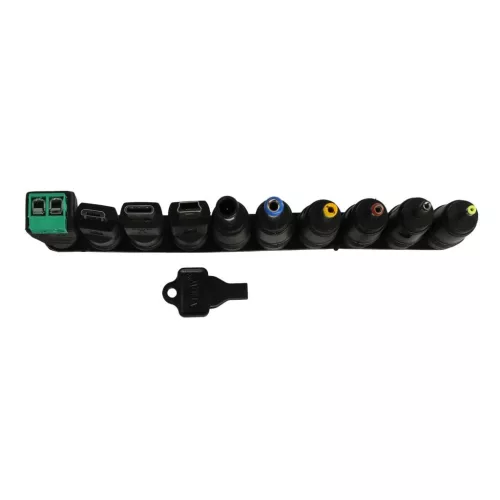 VHBW Netzadapter mit 10 Anschlüssen - 200 cm, 5-24 V, 0,1-2,5 A