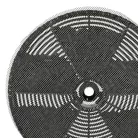 VHBW 50246307008 Zanussi Activated Carbon Filter with Mesh Cover