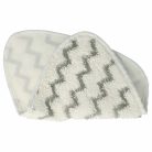 Vileda 146576 Steam Cleaner Microfiber Velcro White Gray Mop Pad