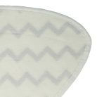 Vileda 146576 Steam Cleaner Microfiber Velcro White Gray Mop Pad