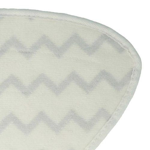 Vileda 146576 Steam Cleaner Microfiber Velcro White Gray Mop Pad