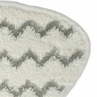 Vileda 146576 Steam Cleaner Microfiber Velcro White Gray Mop Pad