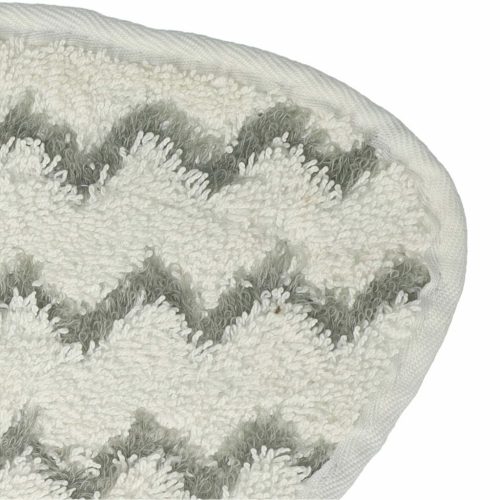 Vileda 146576 Steam Cleaner Microfiber Velcro White Gray Mop Pad