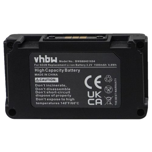 Sony SD2B, BATC-4AA - 1500 mAh 3,2 V Li-Ion Akkumulátor