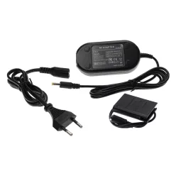   VHBW Power Supply ACK-DC100 for Canon Camera + DC Connector, Canon DR-100 - 2 m, 4.0 V 3.0 A
