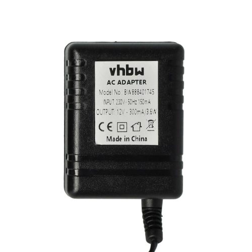 VHBW Charger + power adapter for IC-F3001 radio batteries - 12.0 V, 1.6 A
