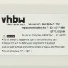 VHBW Battery for Dreame P1904-4S1P-MM - 2600 mAh, 14.4 V, Li-Ion