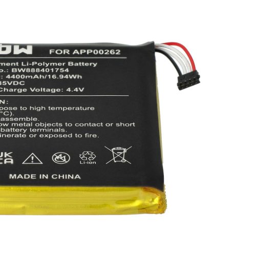 VHBW Mobile Phone Battery Caterpillar APP00262, 1ICP8/59/66 - 4400 mAh 3.85 V Li-polymer - Smartphone Battery