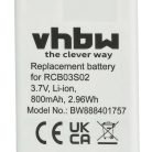 VHBW Senior Mobile Phone Battery for Swisstone RCB03S02 - 800 mAh 3.7 V Li-Ion - Smartphone Battery