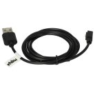 VHBW Mobvoi TicWatch GTH Charging Cable - USB, 120 cm, Black