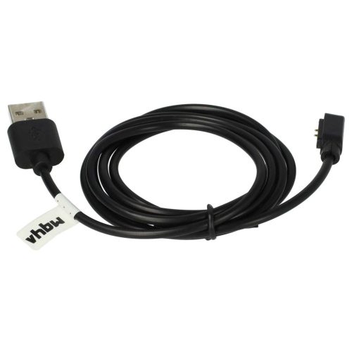 VHBW Mobvoi TicWatch GTH Charging Cable - USB, 120 cm, Black