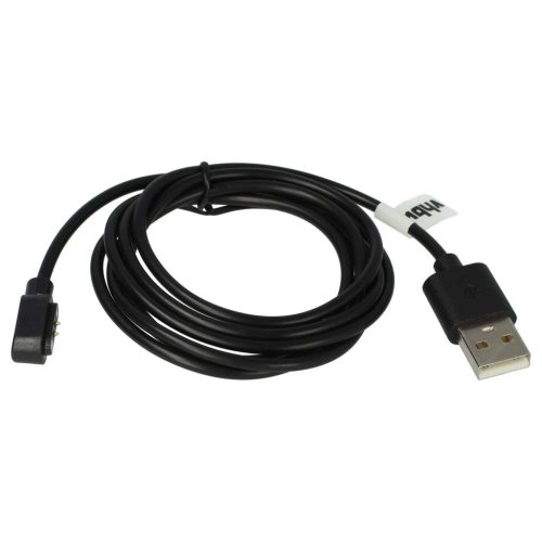 VHBW Mobvoi TicWatch GTH Charging Cable - USB, 120 cm, Black