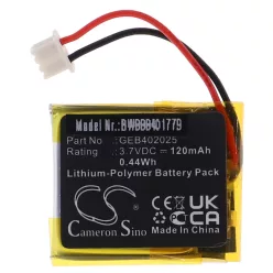   VHBW Remote Control Battery Viper GEB402025 - 120 mAh 3.7 V Li-polymer