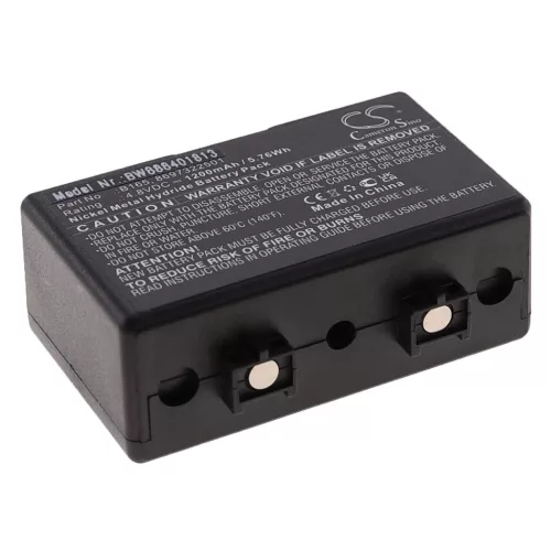 VHBW Radio Akku B165, 8697322501, 8697322963, 8697322504 - 1200 mAh 4,8 V NiMH
