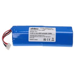  Akkumulátor Ecovacs 201-1913-4200, 201-1913-4201, S10-Li-144-5200 - 4800 mAh-hoz, 14,4 V, Li-Ion