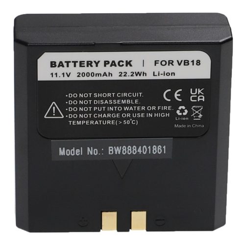 VHBW Flashpoint FPLFSMZLRB Fényképezőgép Vakuegység Akkumulátor - 2000 mAh, 11,1 V, Li-Ion