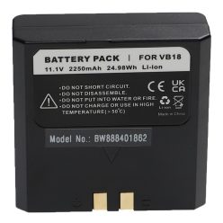   Flashpoint FPLFSMZLRB Fényképezőgép Vakuegység Akkumulátor - 2250 mAh 11,1 V Li-Ion