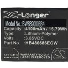 VHBW Mobile Phone Battery for Huawei HB486686ECW - 4100 mAh 3.85 V Li-Polymer - Smartphone Battery