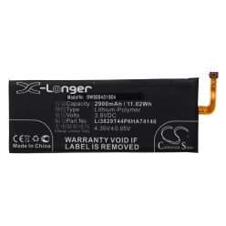   VHBW Mobile Phone Battery ZTE Li3829T44P6HA74140 - 2900 mAh 3.8 V Li-Polymer - Smartphone Battery