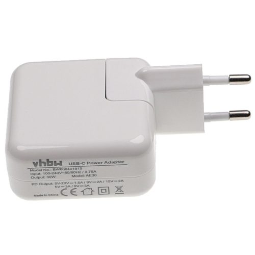 USB C USB Tápadapter - USB-Töltők, 15/9/5 V Adapter