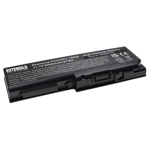 Notebook akkumulátor  Toshiba PA3536U-1BRS, PA3537U-1BAS, PA3536U-1BAS - 6000 mAh 11,1 V Li-Ion