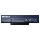 Notebook akkumulátor  Asus 70-NXH1B1000Z, 70-NX01B1000Z - 9000 mAh 11,1 V Li-Ion, fekete