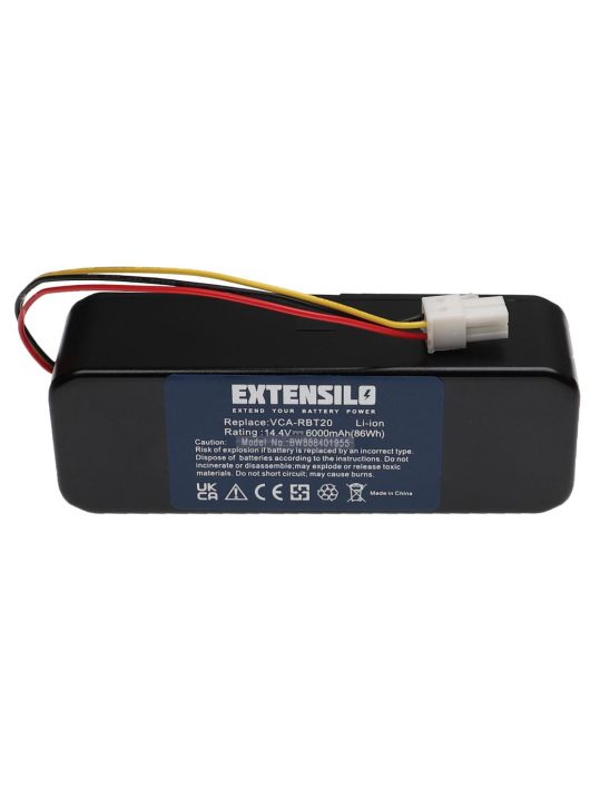 Samsung AP5576883, DJ63-01050A, AP5579205, DJ96-00113A akkumulátor - 6000 mAh, 14,4 V, Li-Ion