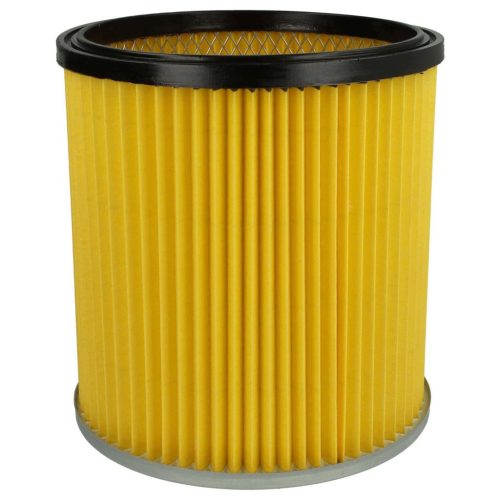 VHBW 1x Kärcher 6.414-354.0, 6.414-335.0 Patronenfilter, für Dewalt Staubsauger, Gelb