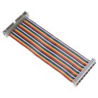 VHBW GPIO Cable 40 Pin Raspberry Pi Mini, Multicolor, 15 cm