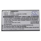 VHBW Mobile Phone Battery for Wiko B2860 - 1100 mAh 3.7 V Li-Ion - Smartphone Battery