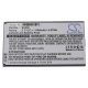 Mobiltelefon akku Wiko B2860-hoz - 1100 mAh 3,7 V Li-Ion - Okostelefon akku