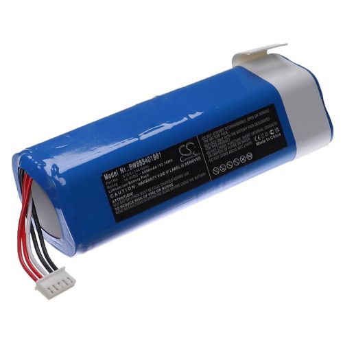 VHBW Akku für Ecovacs 201-1913-4200, 201-1913-4201, S10-Li-144-5200 - 6400 mAh, 14,4 V, Li-Ion