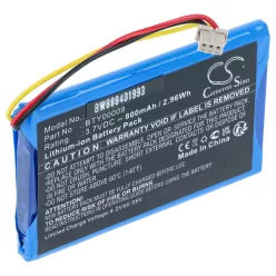   VHBW Kartenleser Akku BTY00009, FPS16020002419 - 800 mAh 3,7 V Li-Ion