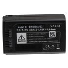 VHBW Godox VB26A Fényképezőgép Vakuegység Akkumulátor, VB26 - 3000mAh, 7,2V, Li-Ion