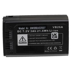   Godox VB26A Fényképezőgép Vakuegység Akkumulátor, VB26 - 3000mAh, 7,2V, Li-Ion