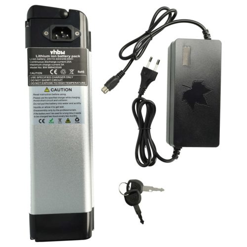 VHBW E-Bike Battery for MiFa, Rex, Prophete and other models, Li-Ion, 24V, 10.4Ah, with charger