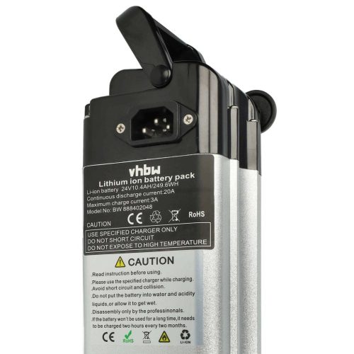 VHBW E-Bike Battery for MiFa, Rex, Prophete and other models, Li-Ion, 24V, 10.4Ah, with charger
