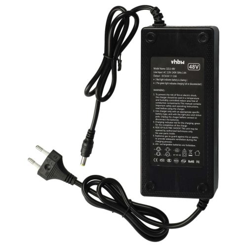 VHBW E-Bike Battery for NCM Miami and other models, Li-Ion, 48V, 10.4Ah, with charger