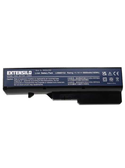 Notebook akkumulátor  Lenovo 121000937, 121000935, 121000939, 121000938 - 9000 mAh 11,1 V Li-Ion