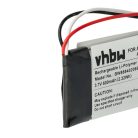 VHBW Vezeték nélküli fejhallgató akku Sennheiser 564546, AHB622540N1 - 600 mAh 3,7 V Li-polimer