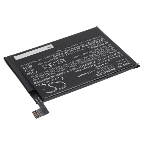 VHBW Mobile Phone Battery for Alcatel TLP037A7 - 3750 mAh 3.85 V Li-polymer