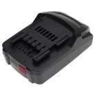 VHBW Electric power tool battery Metabo 6.25454, 6.2552, 6.25587, 6.25467, 6.2410 - 2000 mAh, 18 V, Li-Ion