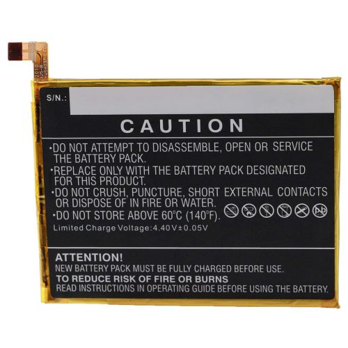 VHBW Mobile Phone Battery for ZTE Li3931T44P8h806139 - 3100 mAh 3.85 V Li-Polymer - Smartphone Battery