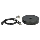 VHBW USB-Ladestation für Logitech Lautsprecher - Inklusive USB C Kabel schwarz